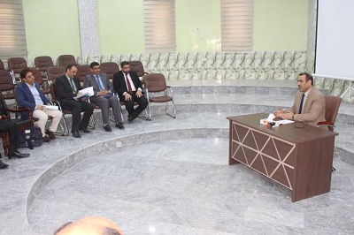 رئيس الجامعة يجتمع مع بالمرشحين لمنصب عميد في بعض كليات الجامعة