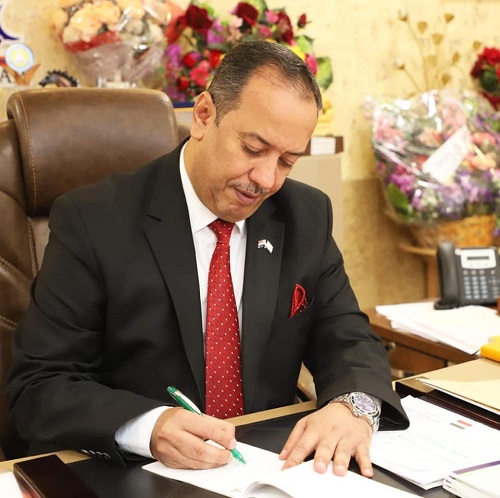The President of University of Anbar congratulates the Occasion of the New Year