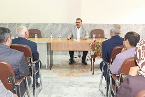University President  Meets the Councils of English Language Depts  