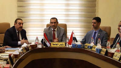 Council of Anbar University holds its first meeting 2018/2019