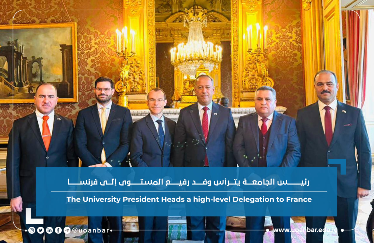 The University President Heads a high-level Delegation to France