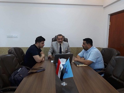  President of UOA Meets with a Graduate with Innovative Project